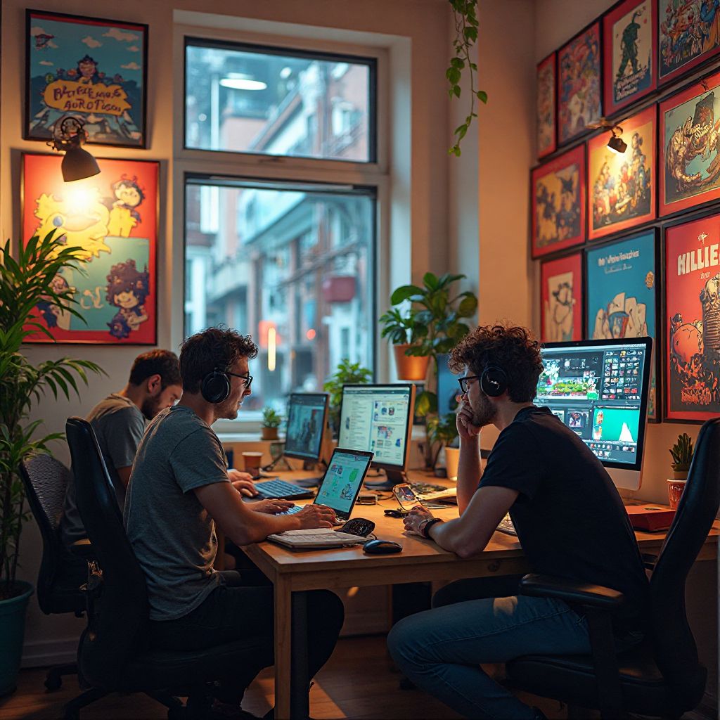 Il team di Chicken Road al lavoro